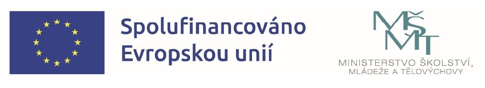 Logo EU, spolufinancováno Evropskou unií, logo MŠMT